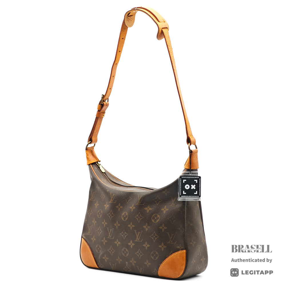 LOUIS VUITTON ルイヴィトン ブローニュ30 ショルダーバッグ モノグラム キャンバス M51265 ブラウン
