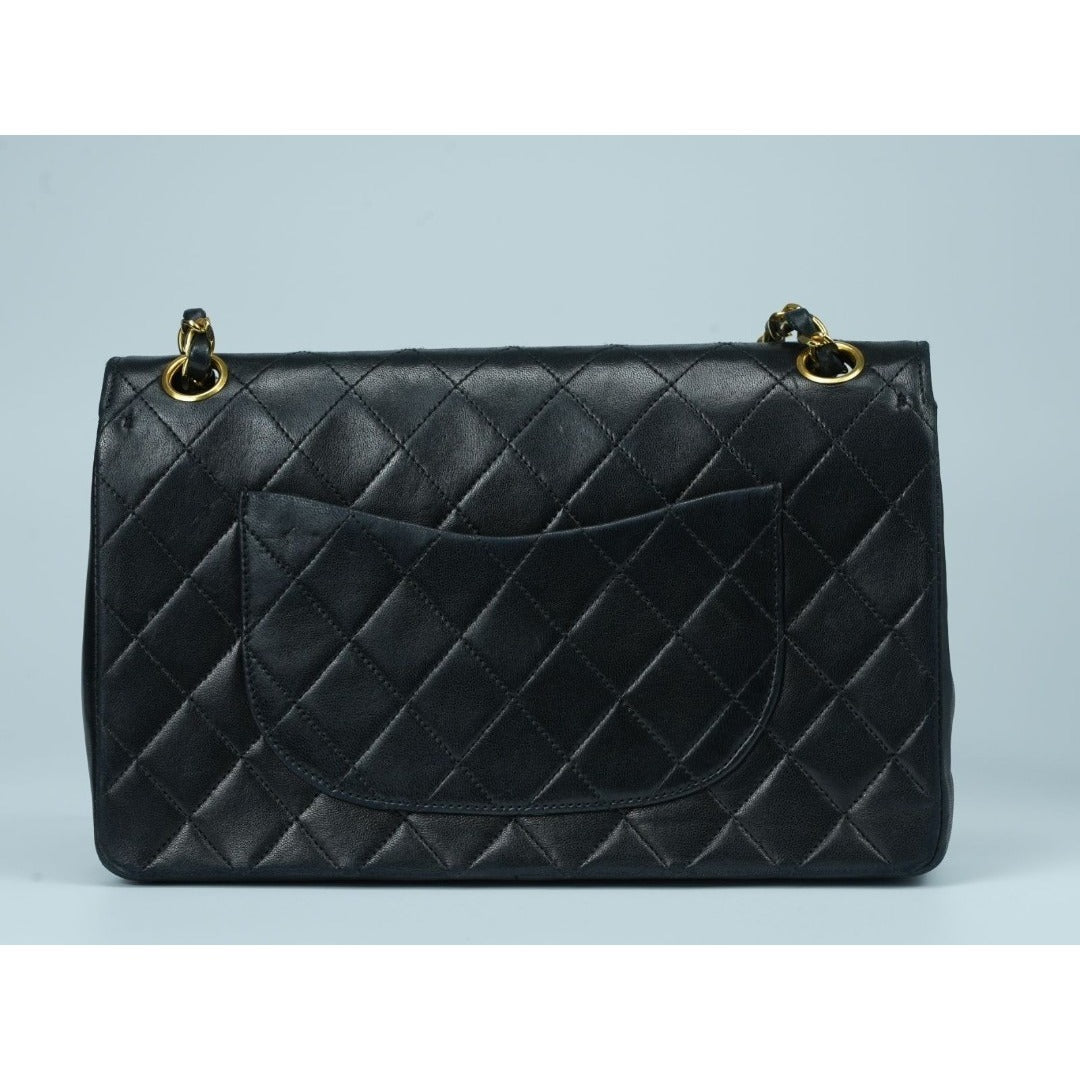 CHANEL マトラッセ25 ダブルフラップ ラムスキン Wフラップ チェーン