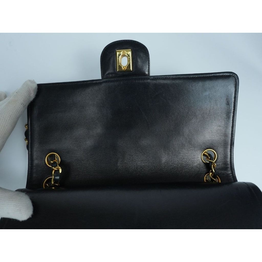 CHANEL マトラッセ25 ダブルフラップ ラムスキン Wフラップ チェーン