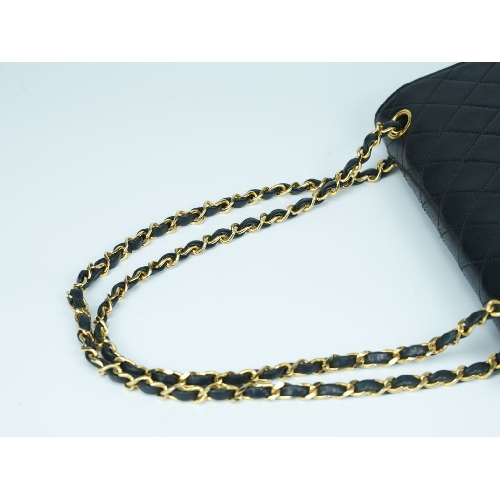 CHANEL マトラッセ25 ダブルフラップ ラムスキン Wフラップ チェーン
