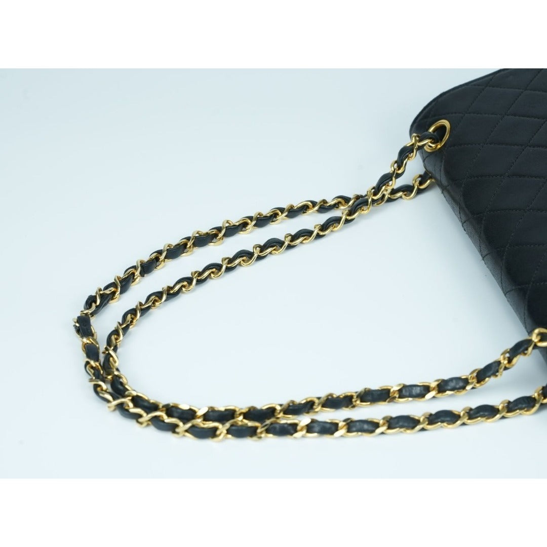 CHANEL マトラッセ25 ダブルフラップ ラムスキン Wフラップ チェーン