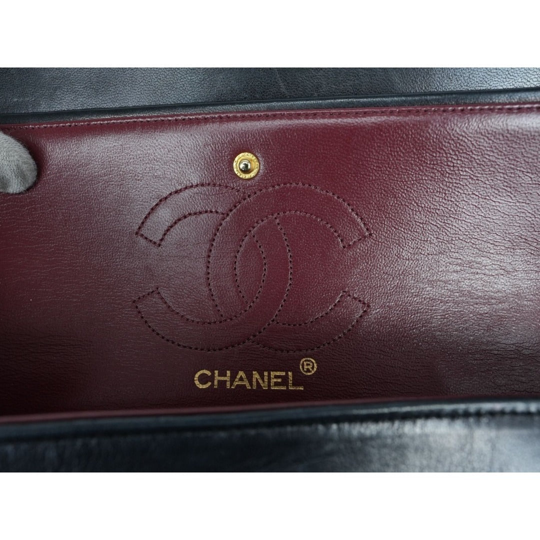 CHANEL マトラッセ25 ダブルフラップ ラムスキン Wフラップ チェーン