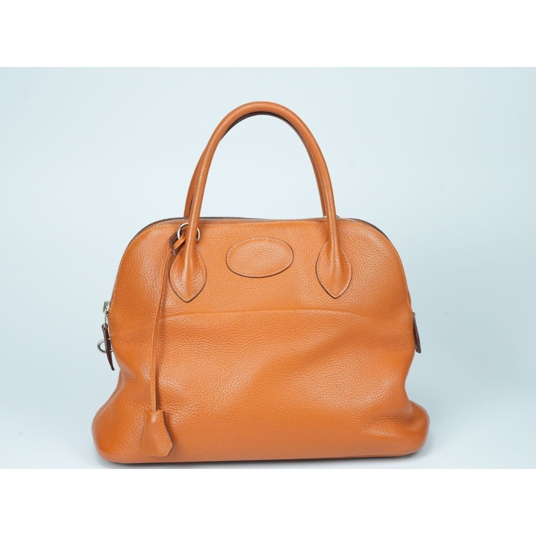 HERMES エルメス ボリード31 □K刻印 オレンジ トリヨンクレマンス