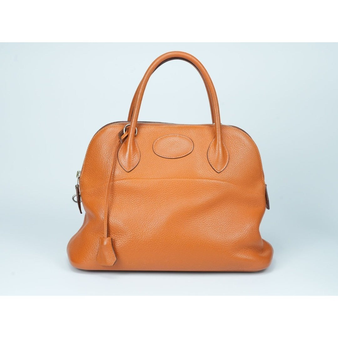 HERMES エルメス ボリード31 □K刻印 オレンジ トリヨンクレマンス