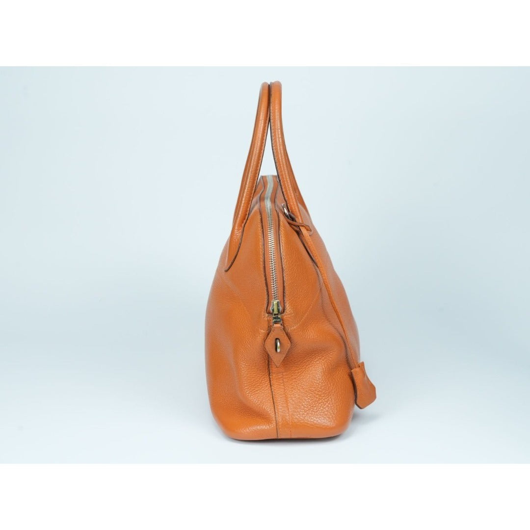 HERMES エルメス ボリード31 □K刻印 オレンジ トリヨンクレマンス