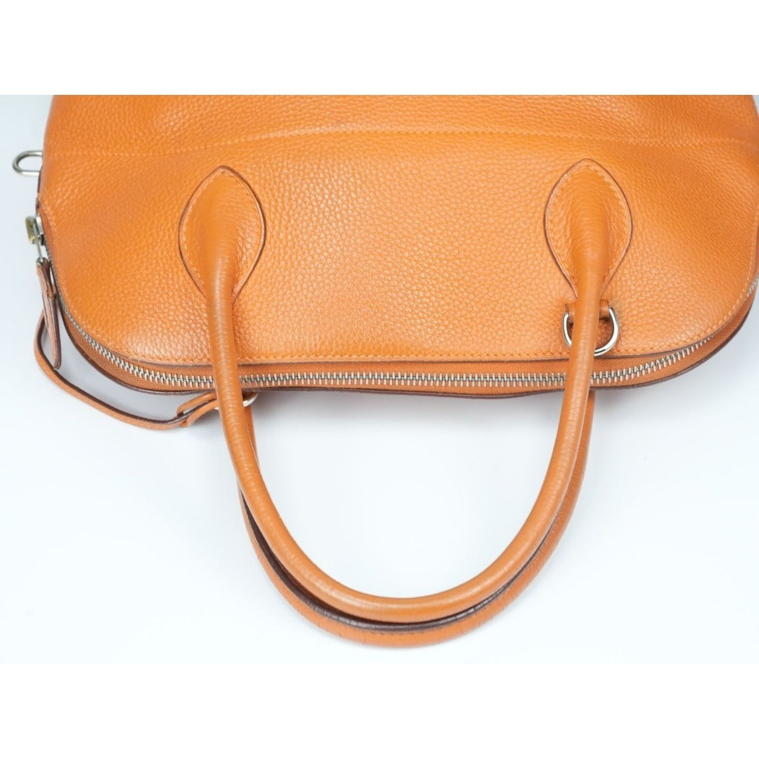 HERMES エルメス ボリード31 □K刻印 オレンジ トリヨンクレマンス