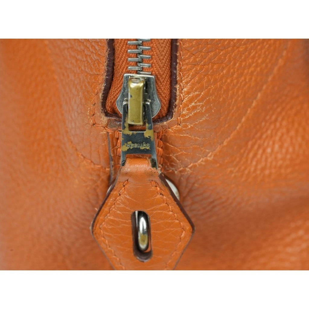 HERMES エルメス ボリード31 □K刻印 オレンジ トリヨンクレマンス