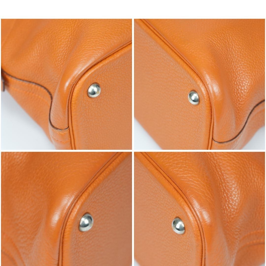 HERMES エルメス ボリード31 □K刻印 オレンジ トリヨンクレマンス