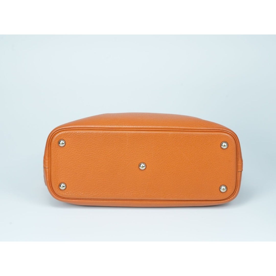 HERMES エルメス ボリード31 □K刻印 オレンジ トリヨンクレマンス