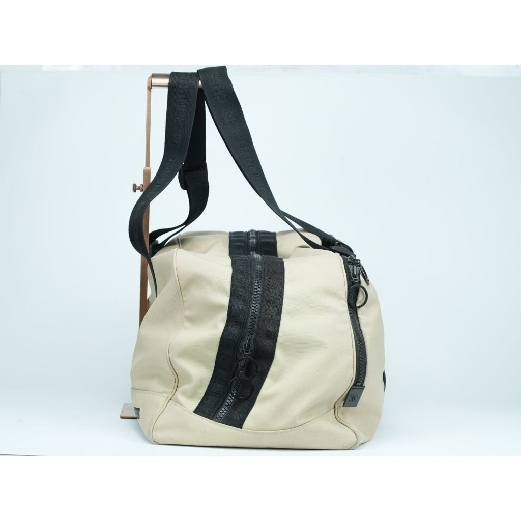 CHANEL スポーツライン ココマーク ナイロン キャンバス ベージュ