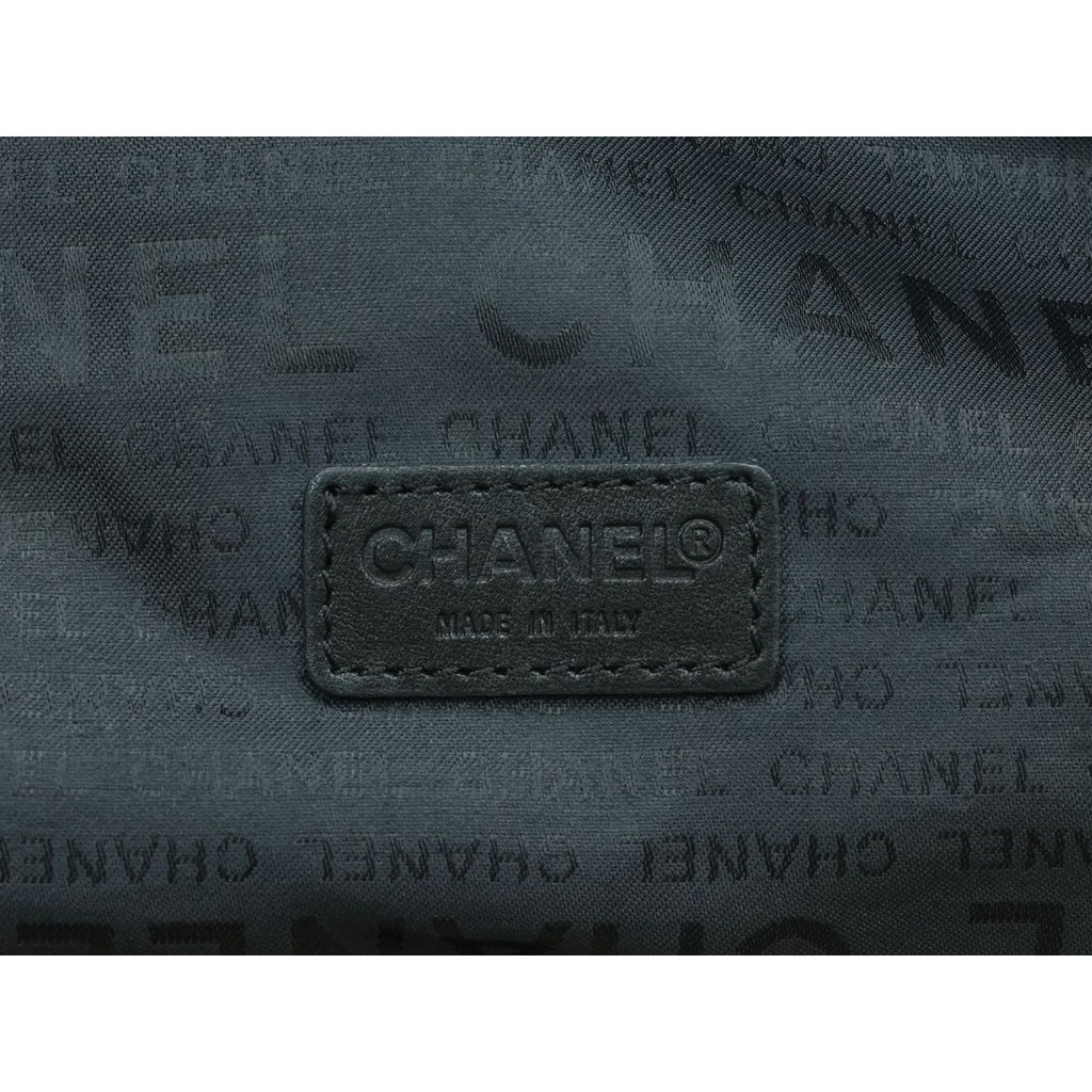 CHANEL スポーツライン ココマーク ナイロン キャンバス ベージュ