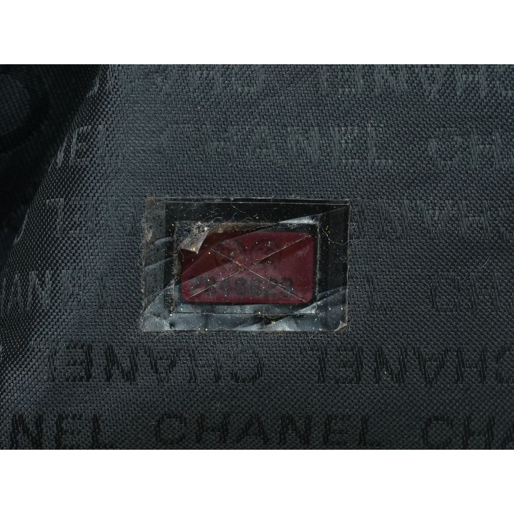 CHANEL スポーツライン ココマーク ナイロン キャンバス ベージュ