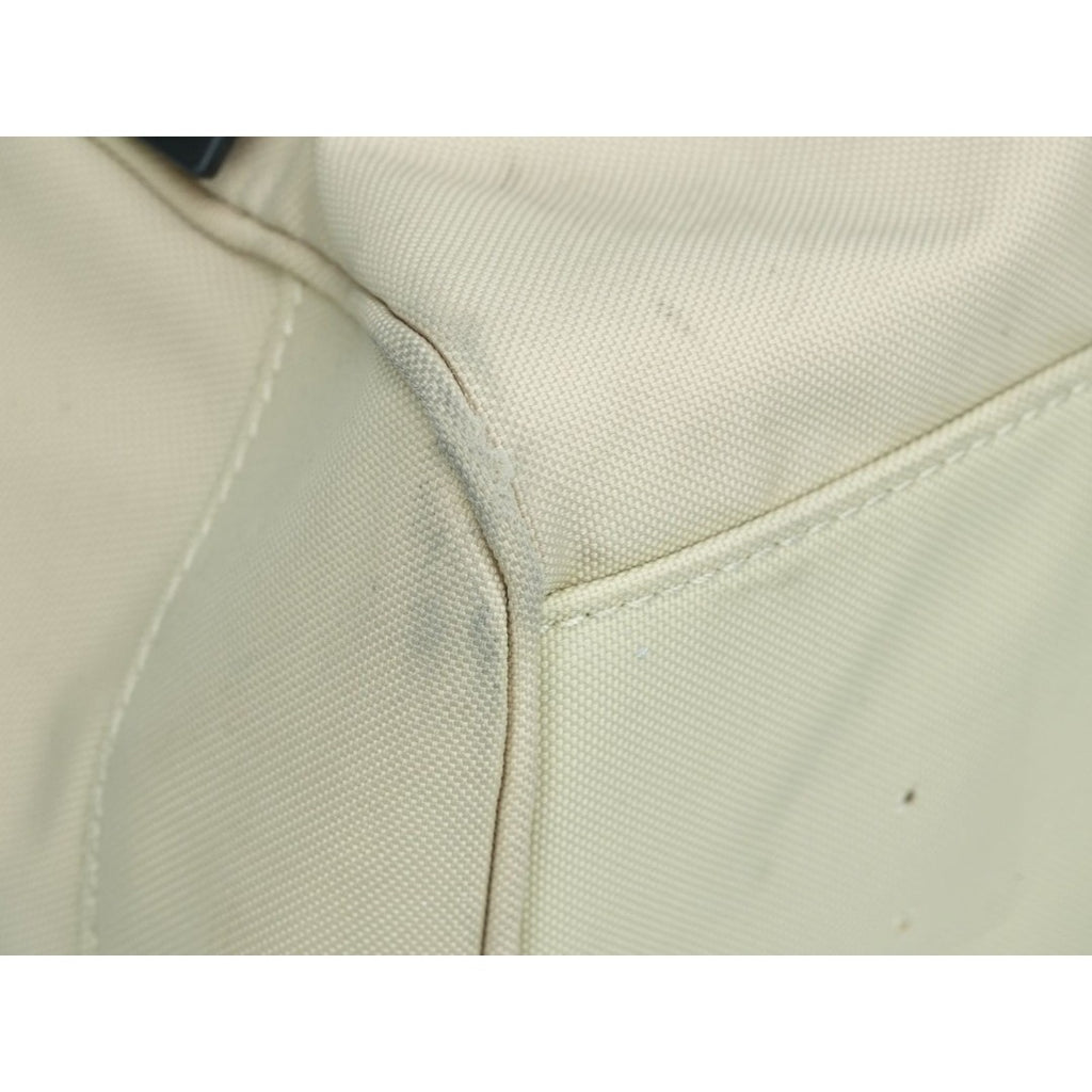 CHANEL スポーツライン ココマーク ナイロン キャンバス ベージュ