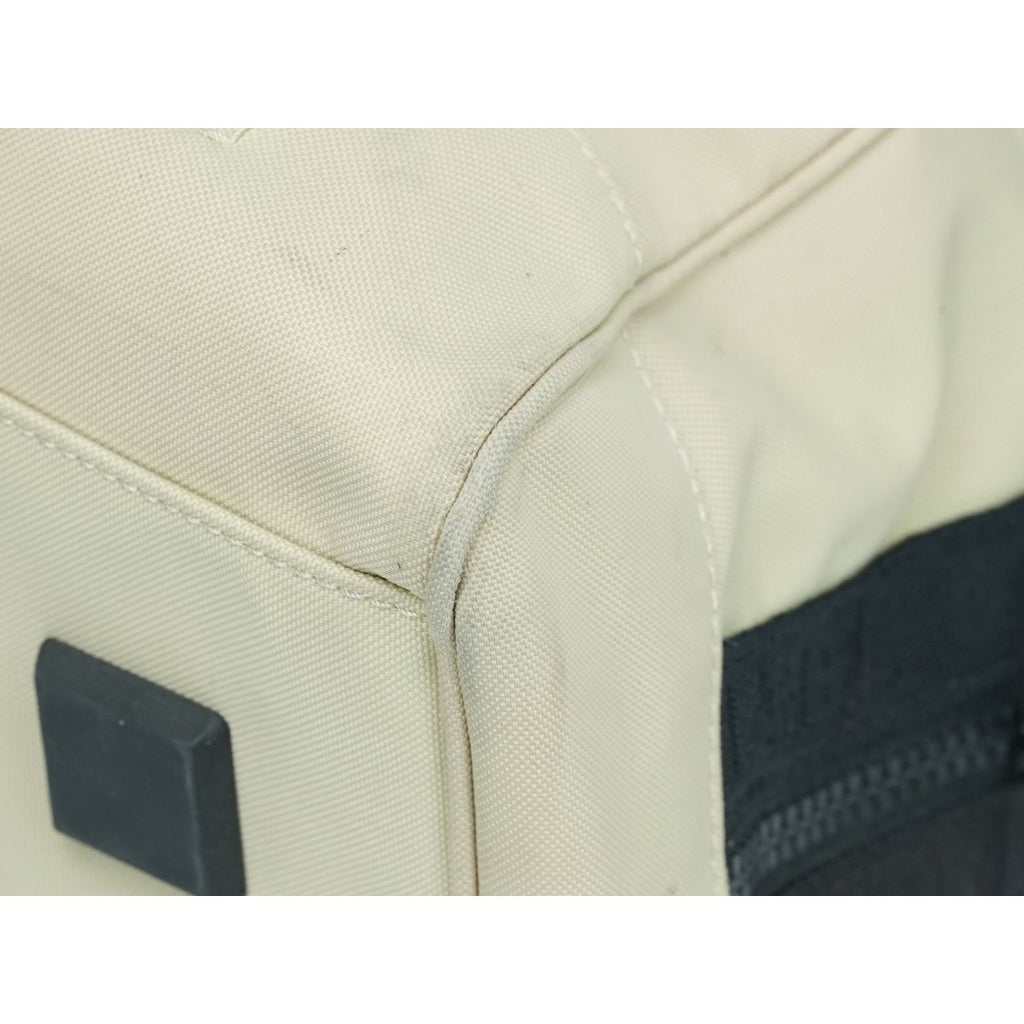 CHANEL スポーツライン ココマーク ナイロン キャンバス ベージュ