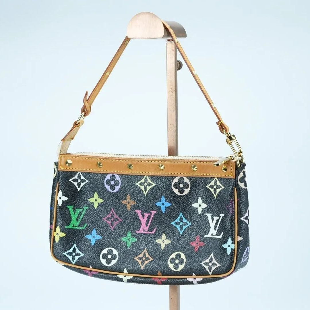 LOUIS VUITTON M92648 マルチカラー ポシェット ブラック