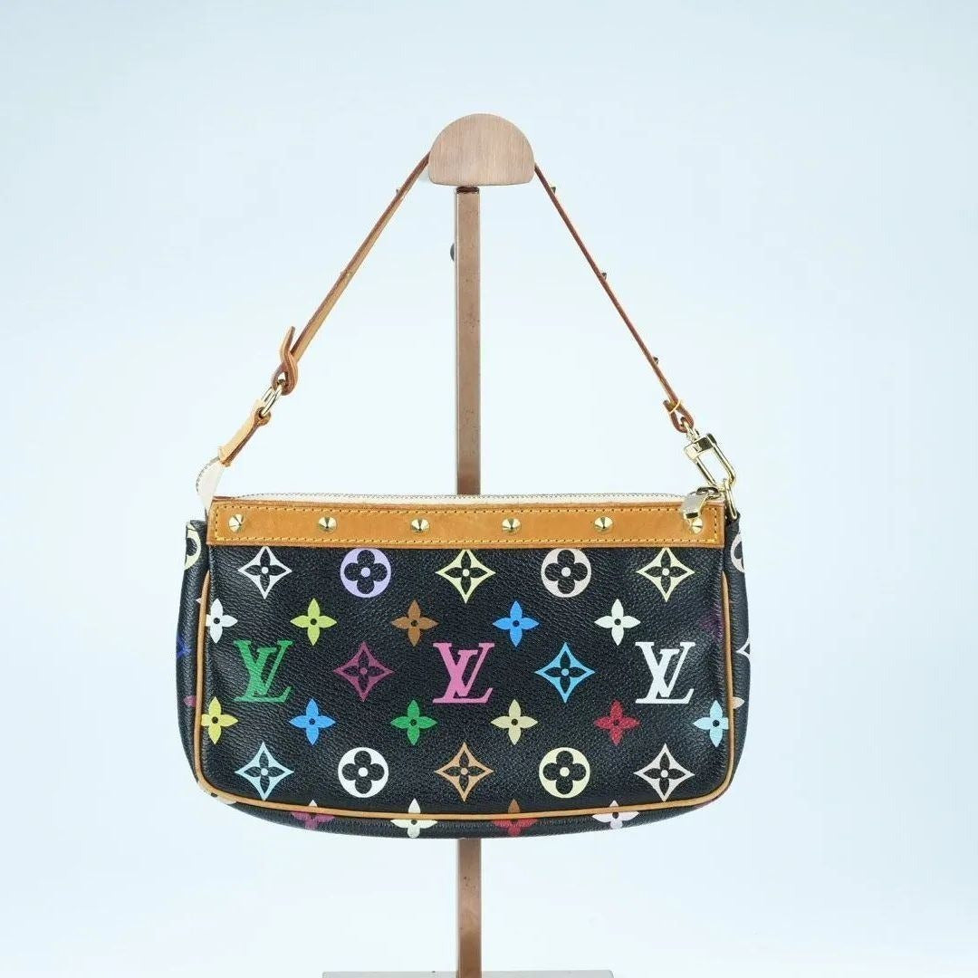 LOUIS VUITTON M92648 マルチカラー ポシェット ブラック
