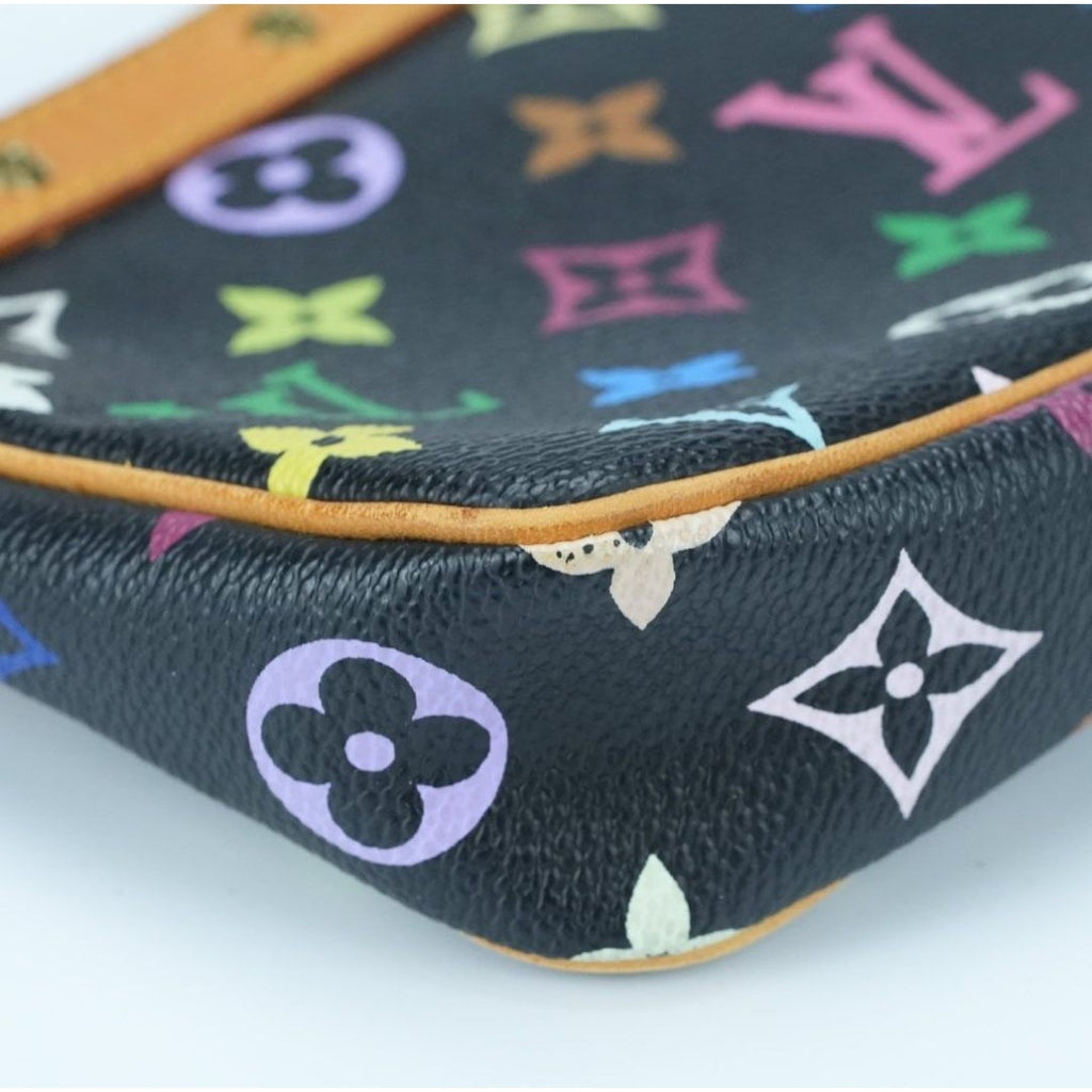 LOUIS VUITTON M92648 マルチカラー ポシェット ブラック