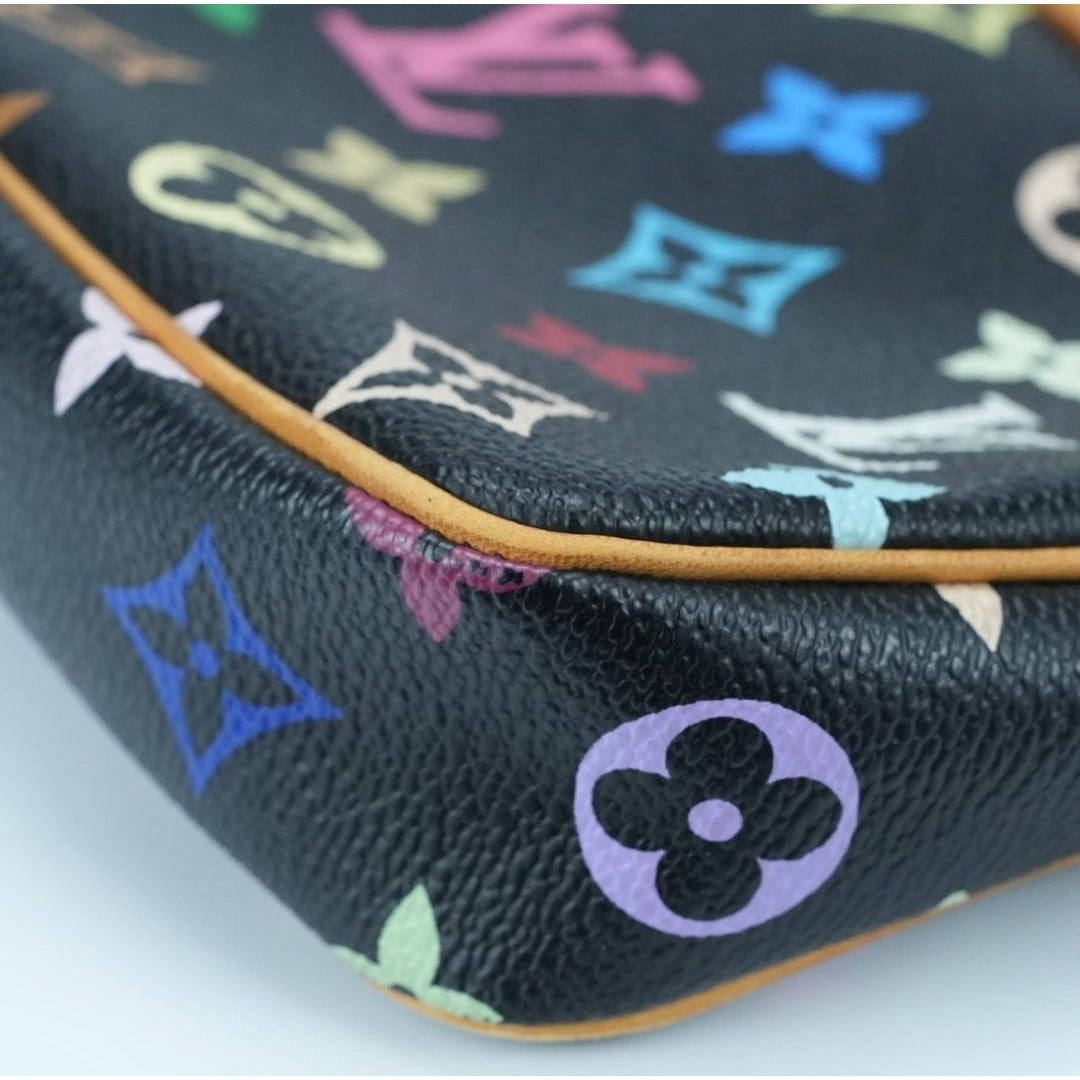 LOUIS VUITTON M92648 マルチカラー ポシェット ブラック