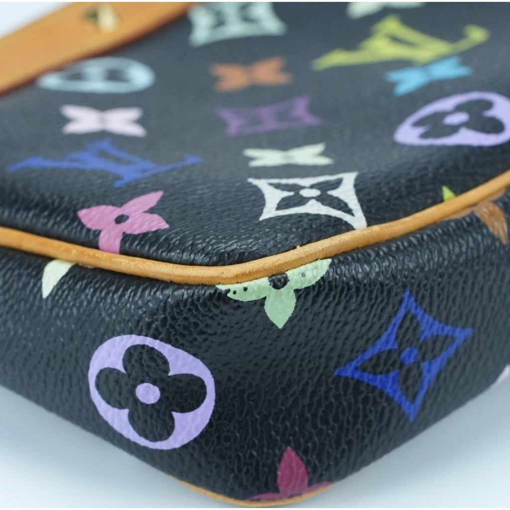 LOUIS VUITTON M92648 マルチカラー ポシェット ブラック