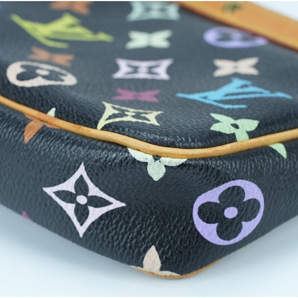 LOUIS VUITTON M92648 マルチカラー ポシェット ブラック