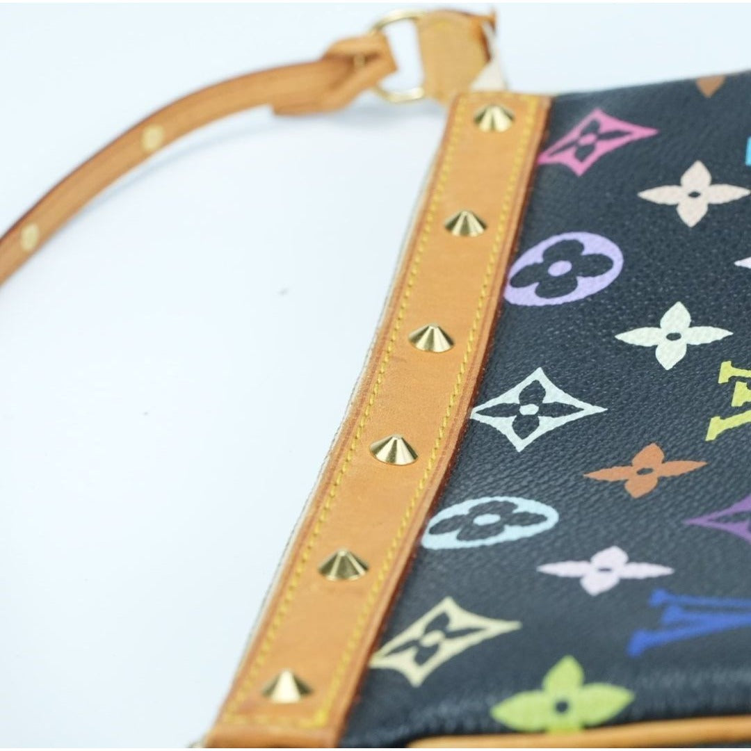 LOUIS VUITTON M92648 マルチカラー ポシェット ブラック