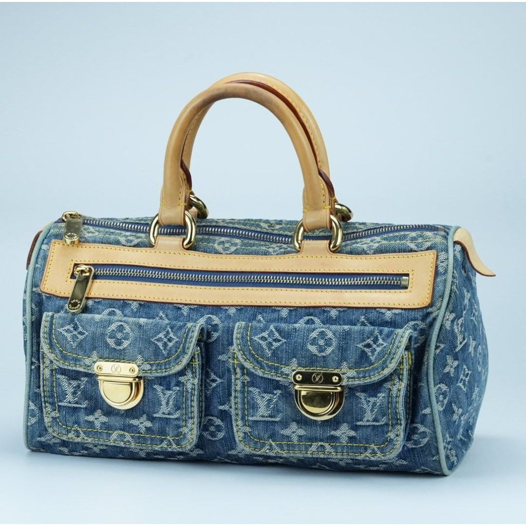 LOUIS VUITTON ネオスピーディ ブルー M95019モノグラムデニム