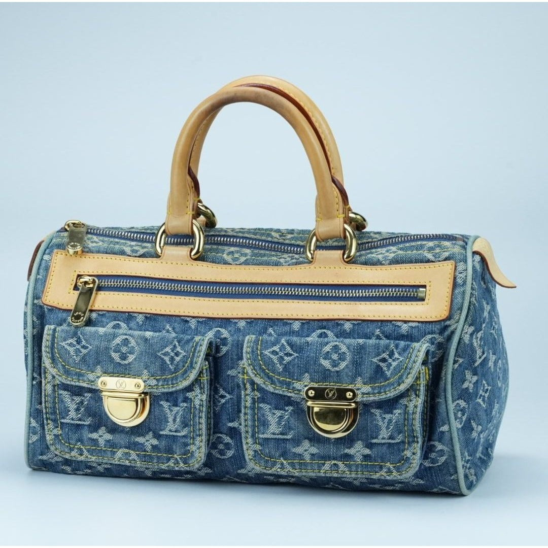 LOUIS VUITTON ネオスピーディ ブルー M95019モノグラムデニム