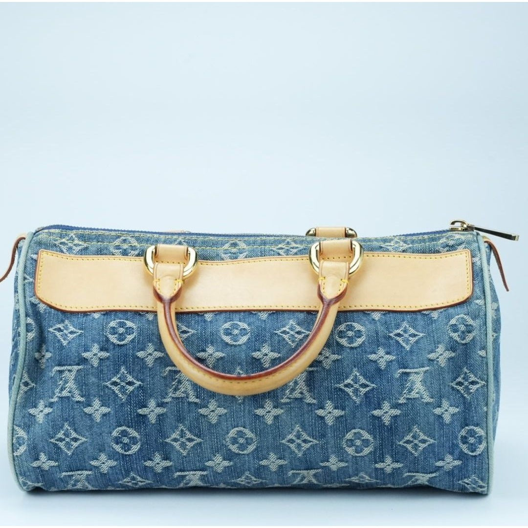 LOUIS VUITTON ネオスピーディ ブルー M95019モノグラムデニム