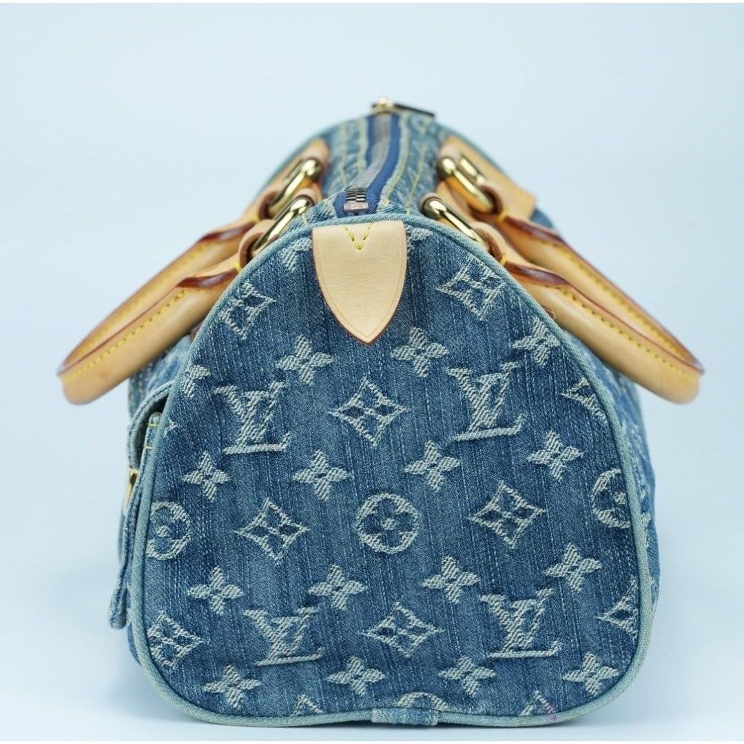 LOUIS VUITTON ネオスピーディ ブルー M95019モノグラムデニム