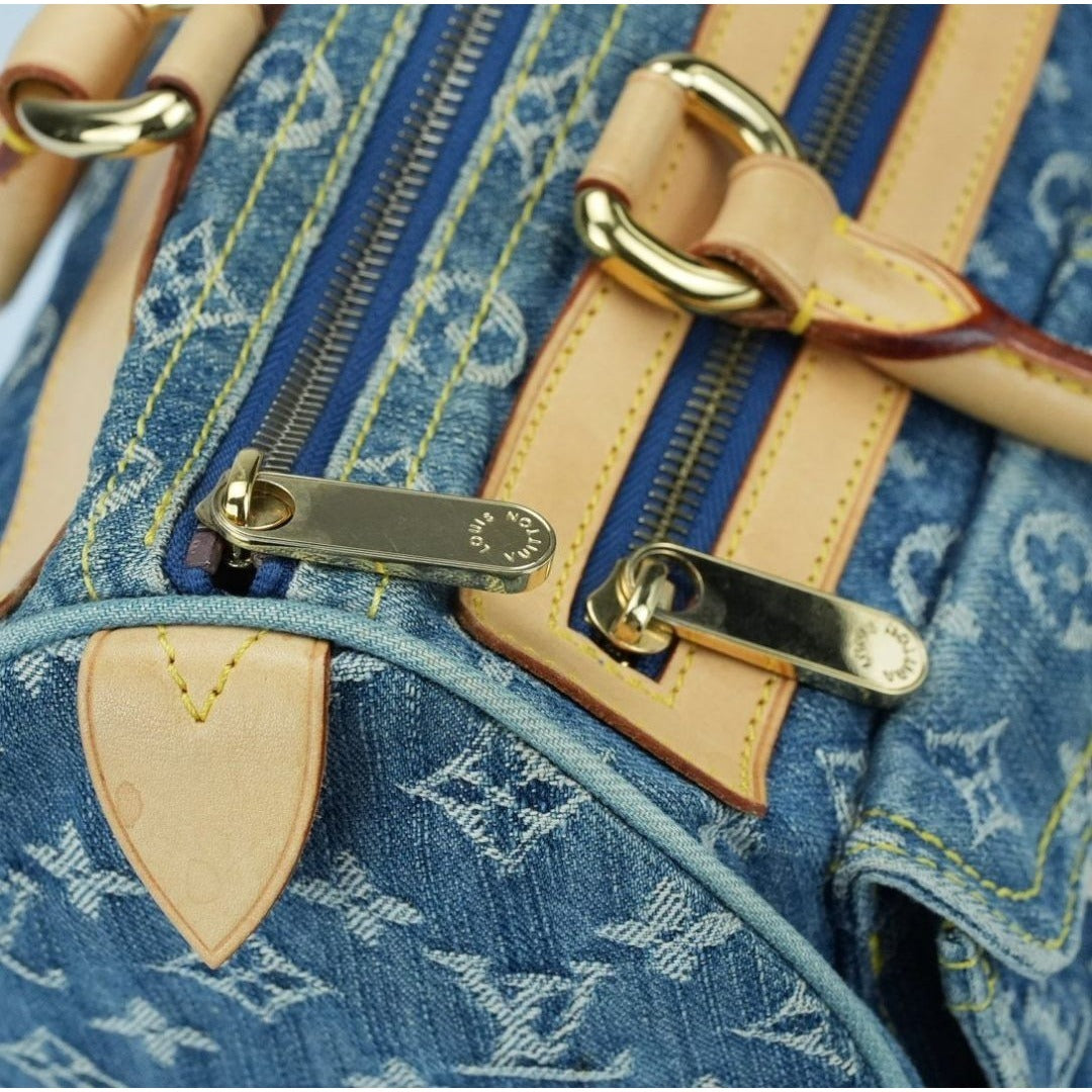 LOUIS VUITTON ネオスピーディ ブルー M95019モノグラムデニム