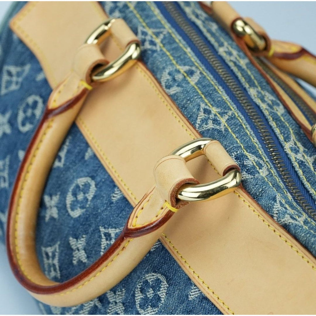 LOUIS VUITTON ネオスピーディ ブルー M95019モノグラムデニム