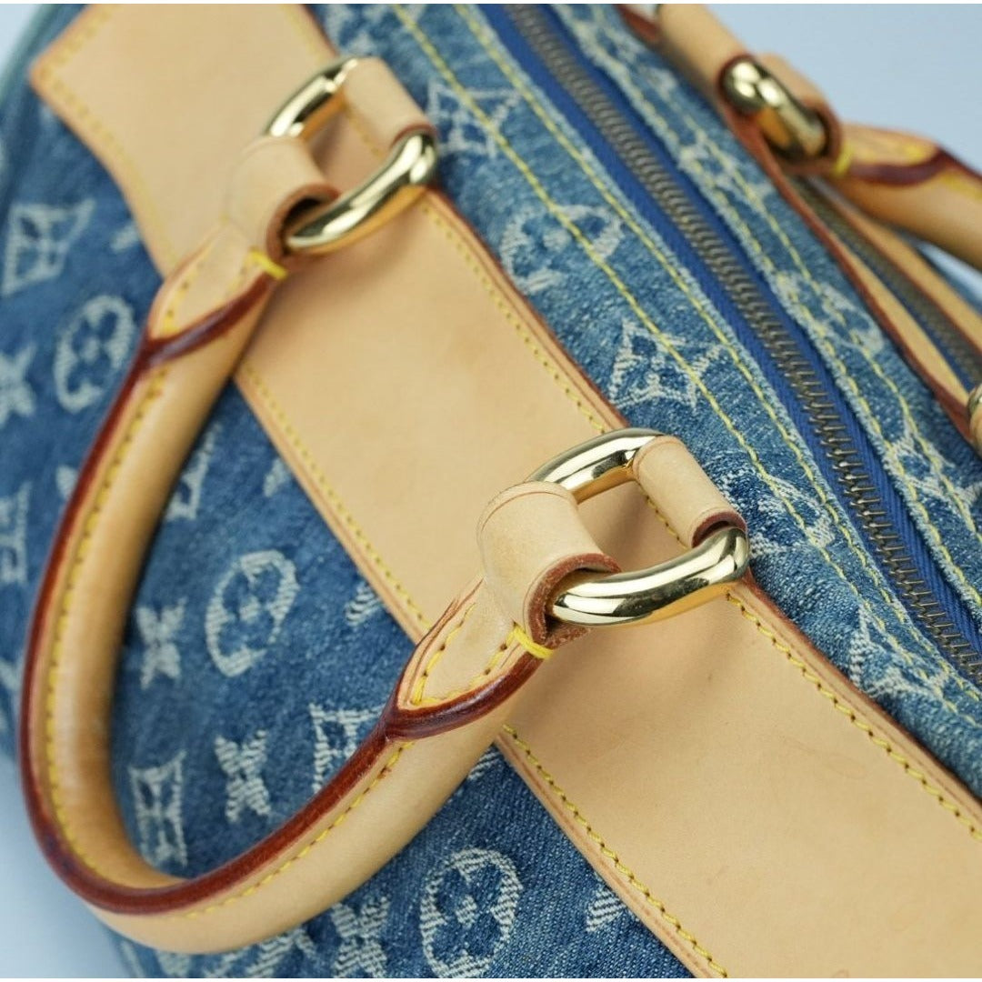 LOUIS VUITTON ネオスピーディ ブルー M95019モノグラムデニム