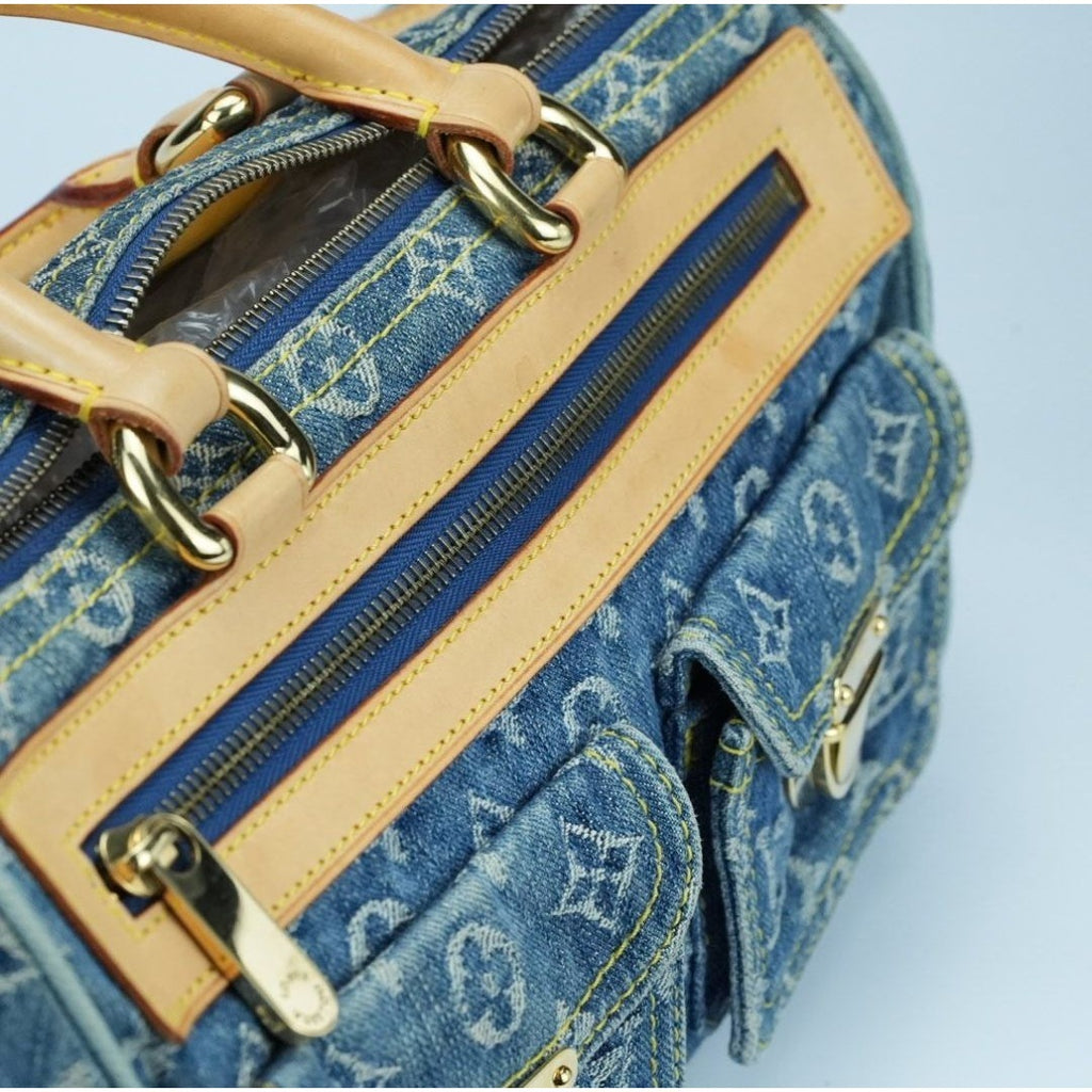 LOUIS VUITTON ネオスピーディ ブルー M95019モノグラムデニム