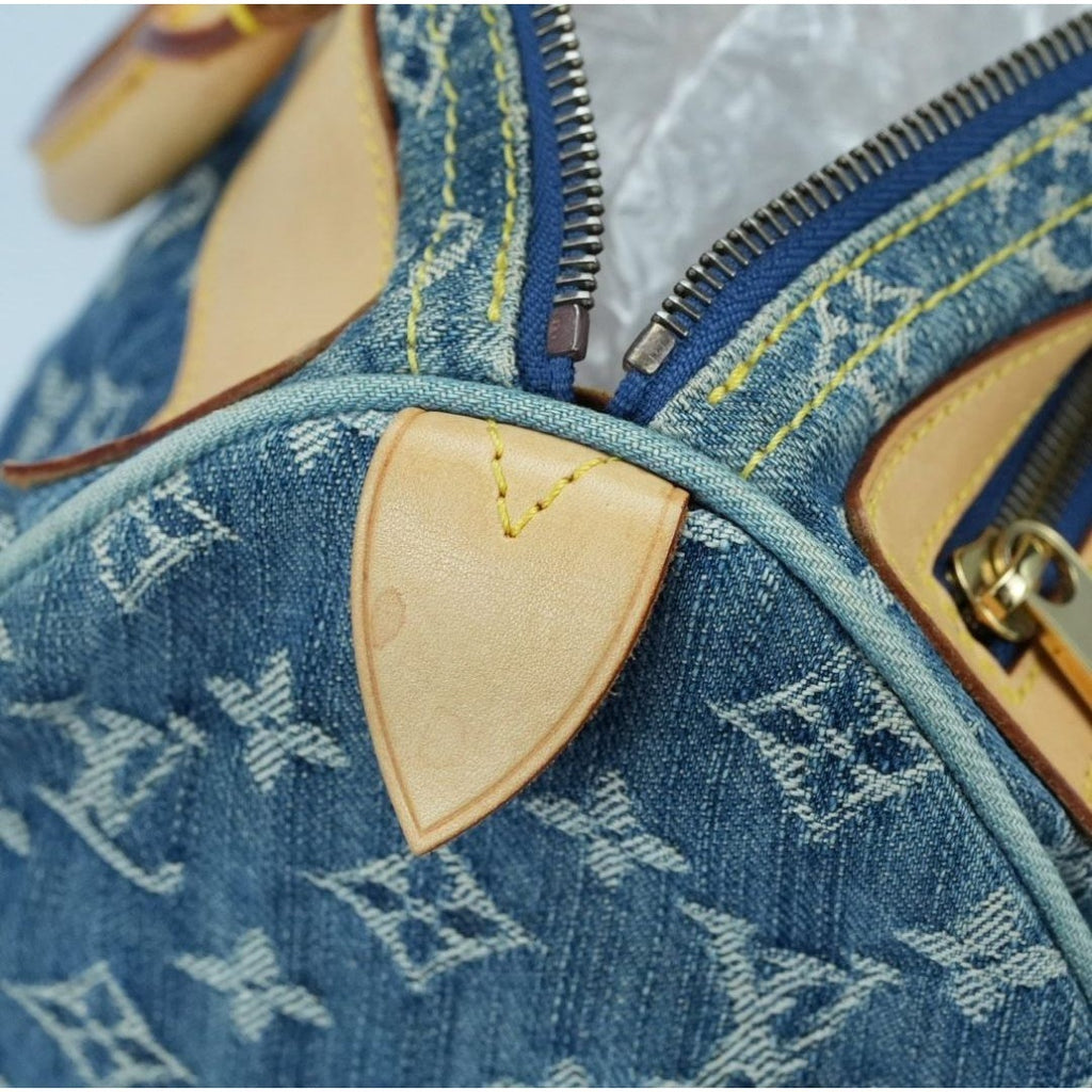 LOUIS VUITTON ネオスピーディ ブルー M95019モノグラムデニム