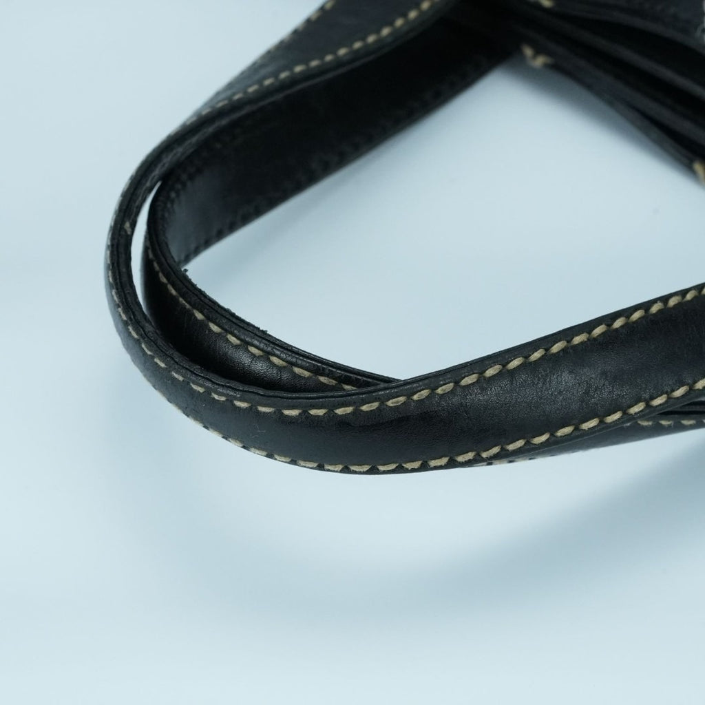 CHANEL A18126 ワイルドステッチ ブラック 黒レザー ゴールド金具