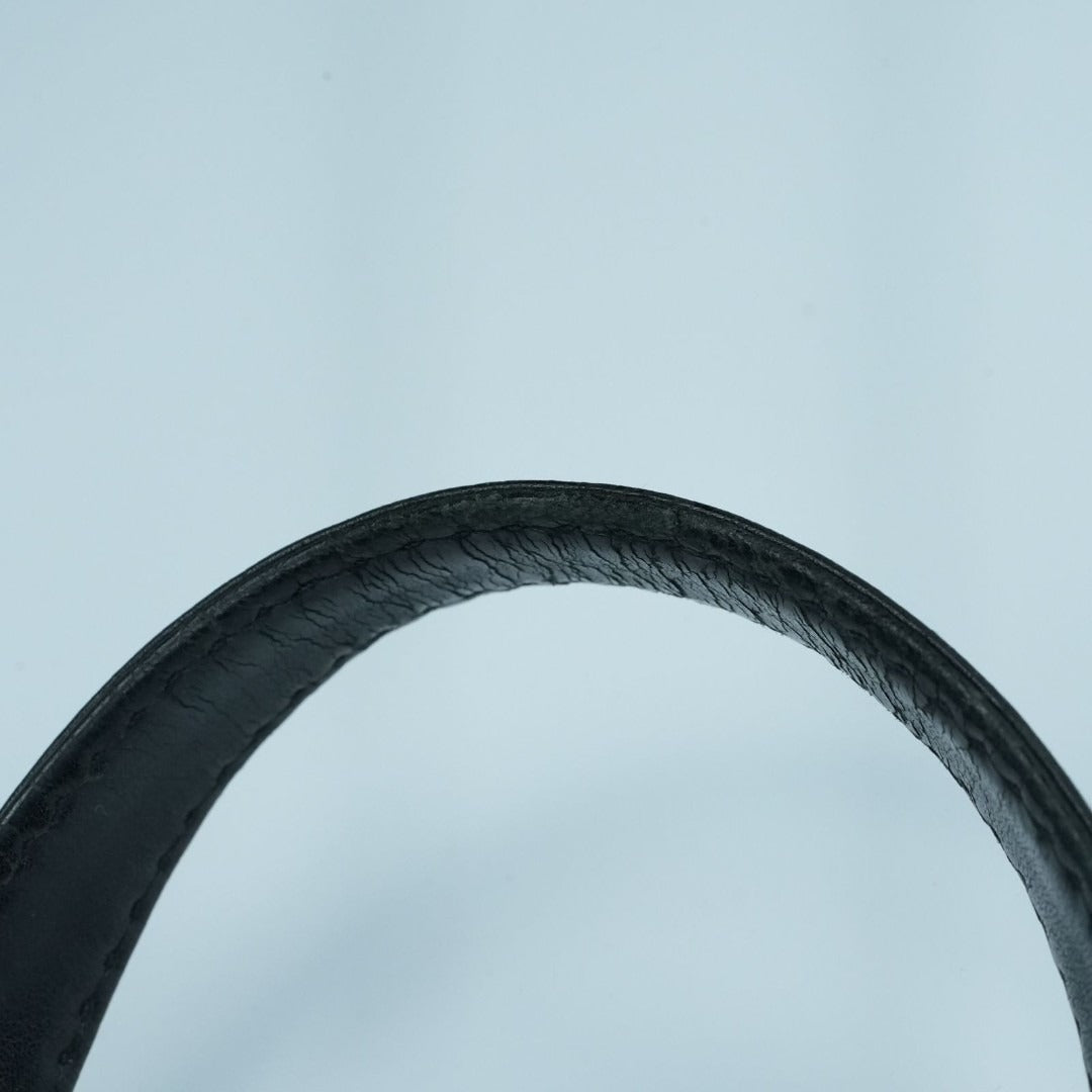 CHANEL A18126 ワイルドステッチ ブラック 黒レザー ゴールド金具