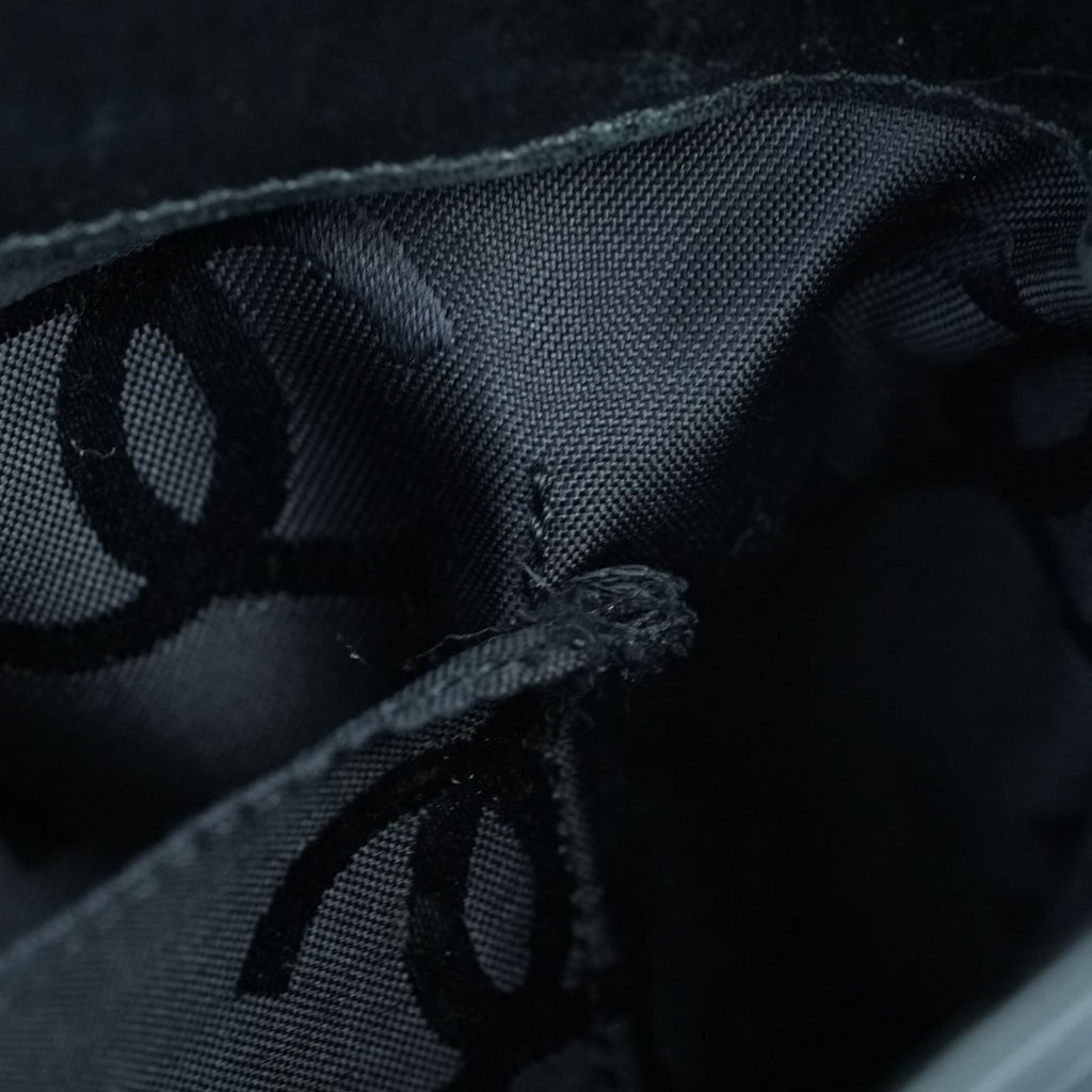 CHANEL A18126 ワイルドステッチ ブラック 黒レザー ゴールド金具