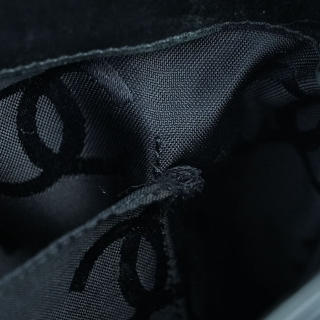 CHANEL A18126 ワイルドステッチ ブラック 黒レザー ゴールド金具