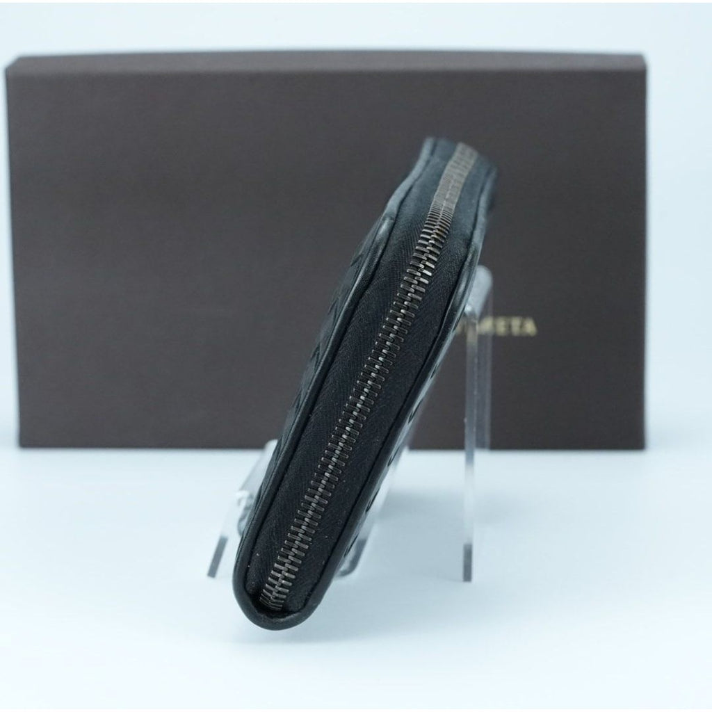 BOTTEGA VENETA ボッテガヴェネタ イントレチャート 長財布 黒 箱