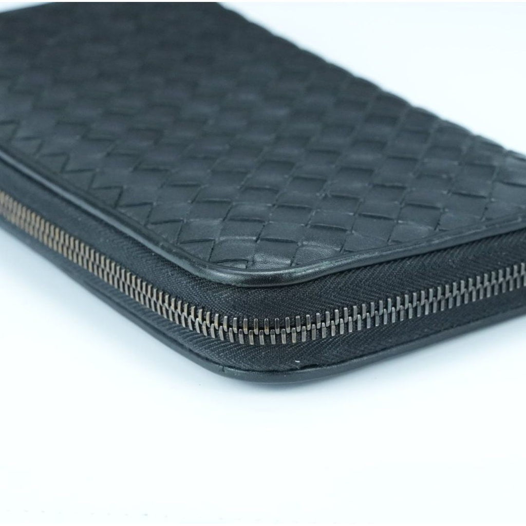 BOTTEGA VENETA ボッテガヴェネタ イントレチャート 長財布 黒 箱