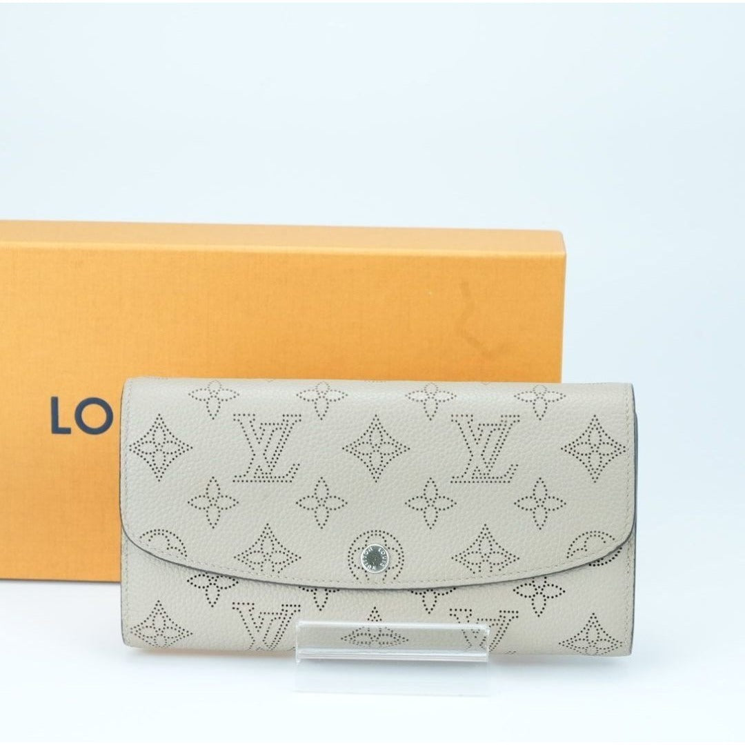 LOUIS VUITTON マヒナ ポルトフォイユ・イリス M60144ベージュ