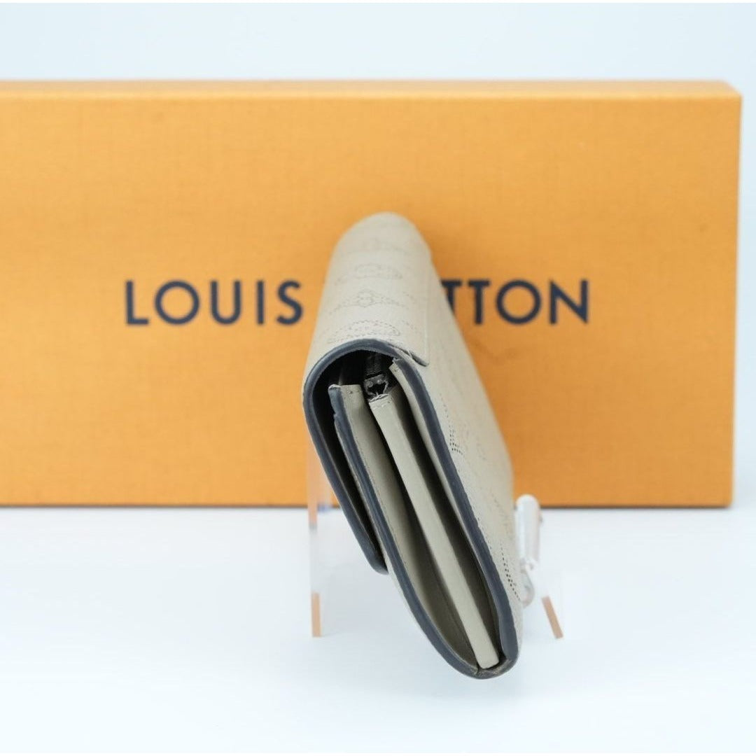 LOUIS VUITTON マヒナ ポルトフォイユ・イリス M60144ベージュ