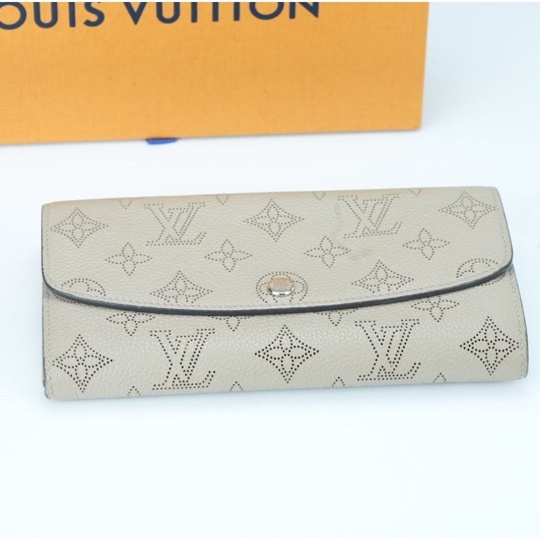 LOUIS VUITTON マヒナ ポルトフォイユ・イリス M60144ベージュ