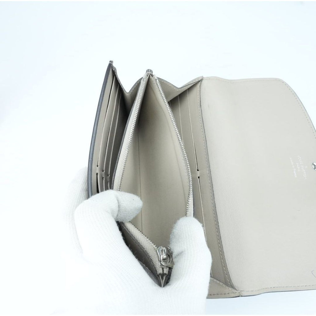 LOUIS VUITTON マヒナ ポルトフォイユ・イリス M60144ベージュ