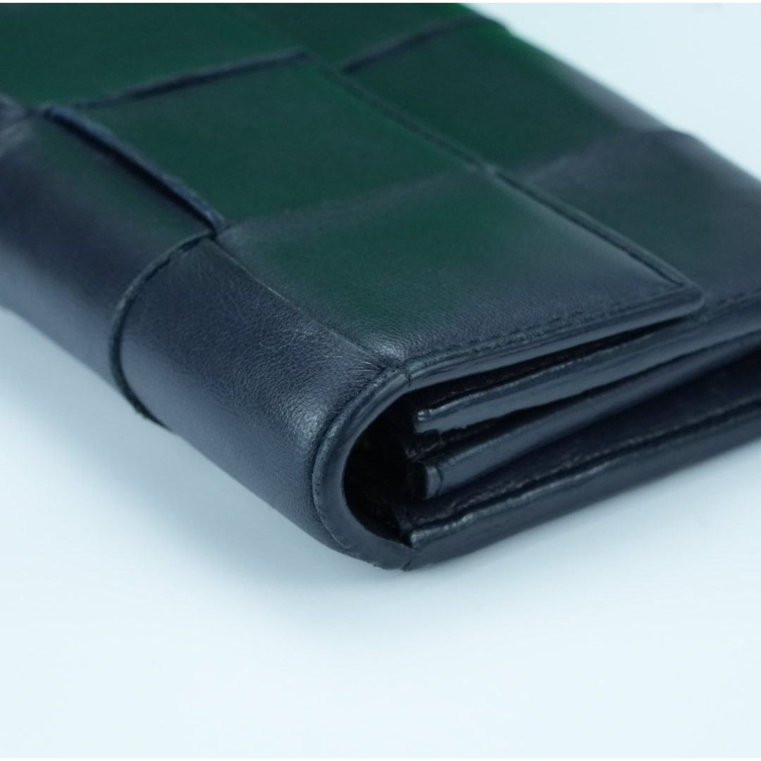 BOTTEGA VENETA カセット イントレチャート ネイビーICチップ内蔵