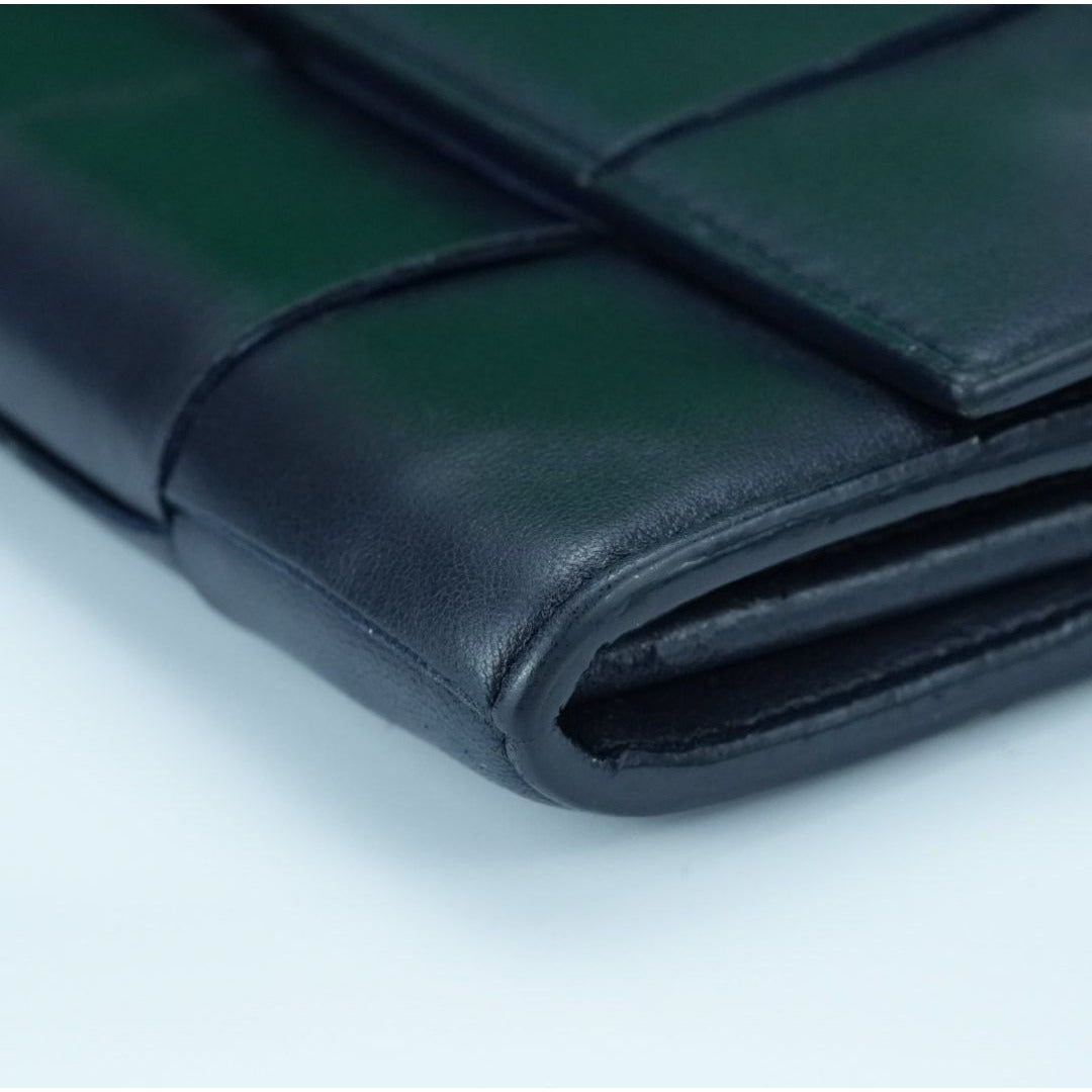 BOTTEGA VENETA カセット イントレチャート ネイビーICチップ内蔵