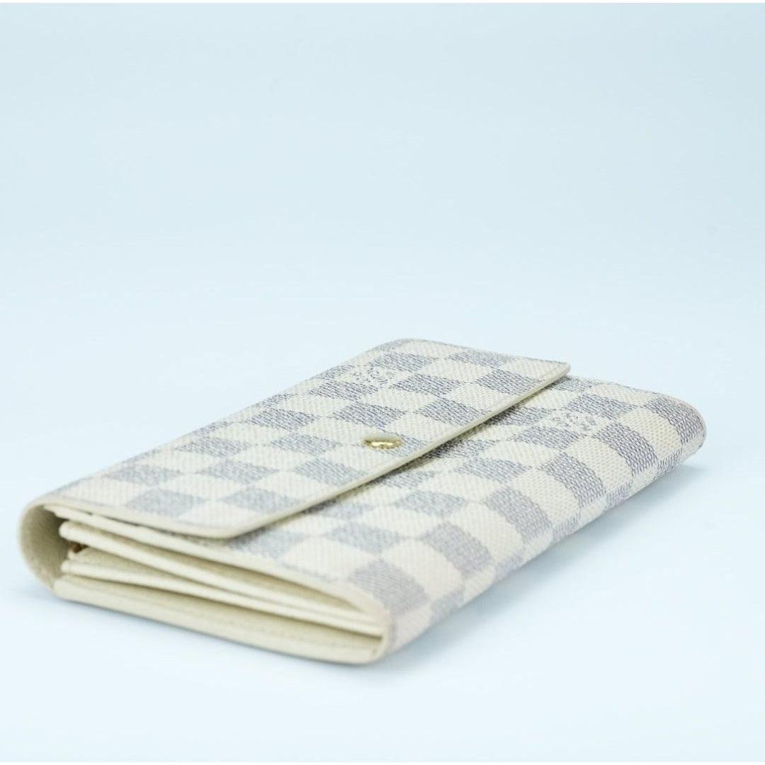 LOUIS VUITTON ダミエアズール ポルトフォイユサラ N61735