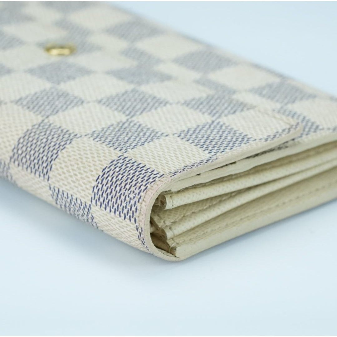 LOUIS VUITTON ダミエアズール ポルトフォイユサラ N61735