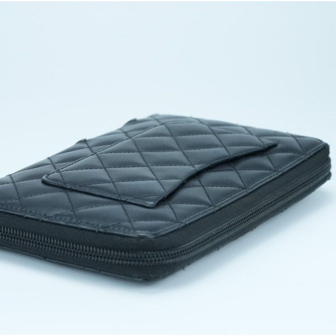 CHANEL シャネル カンボン 長財布 ブラック 箱 ギャランティーカード