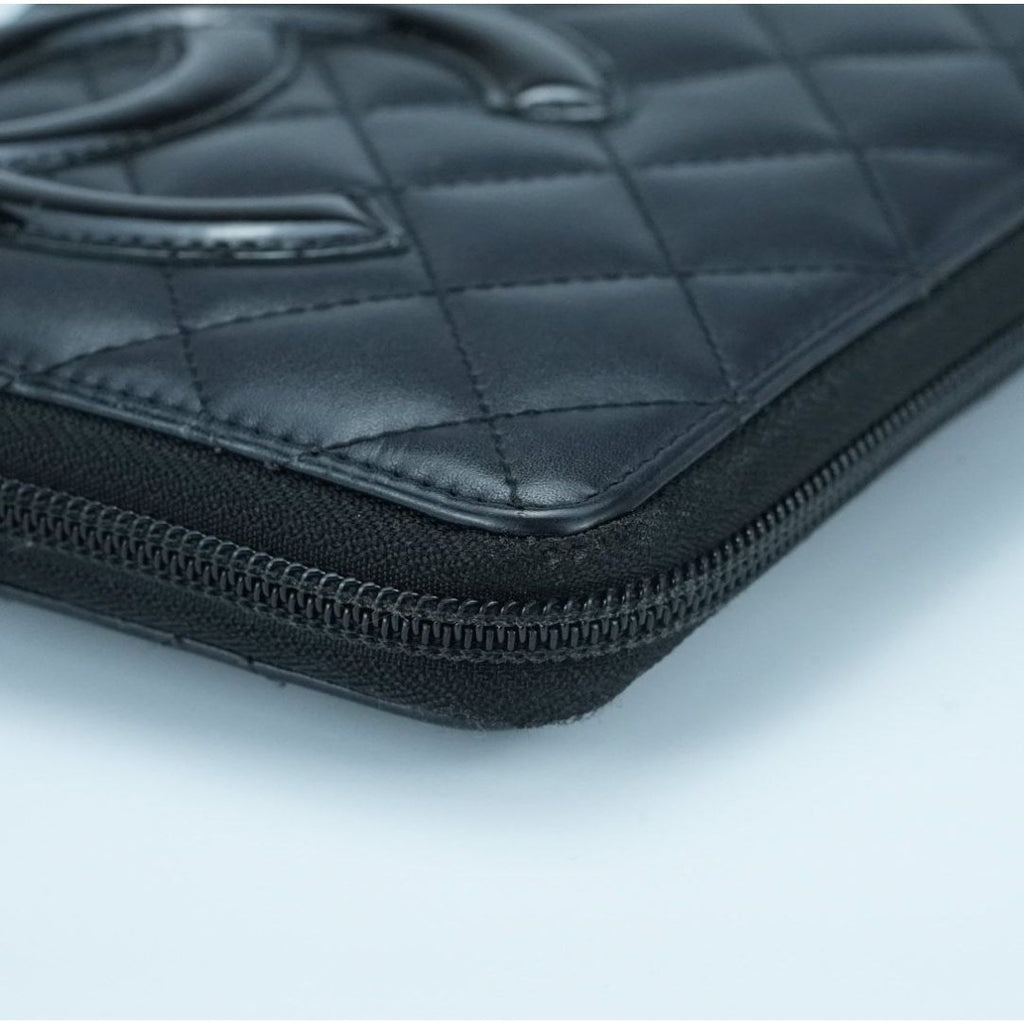 CHANEL シャネル カンボン 長財布 ブラック 箱 ギャランティーカード